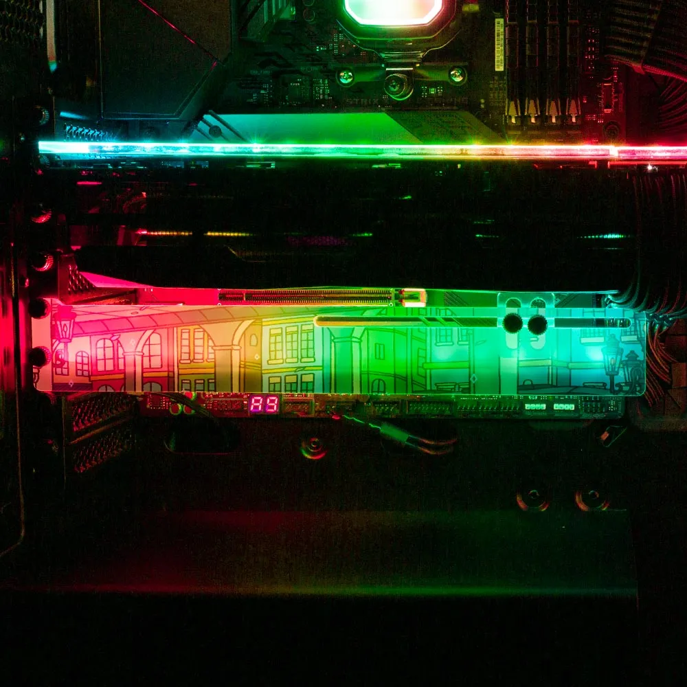 Ghostwriter RGB GPU Support Bracket