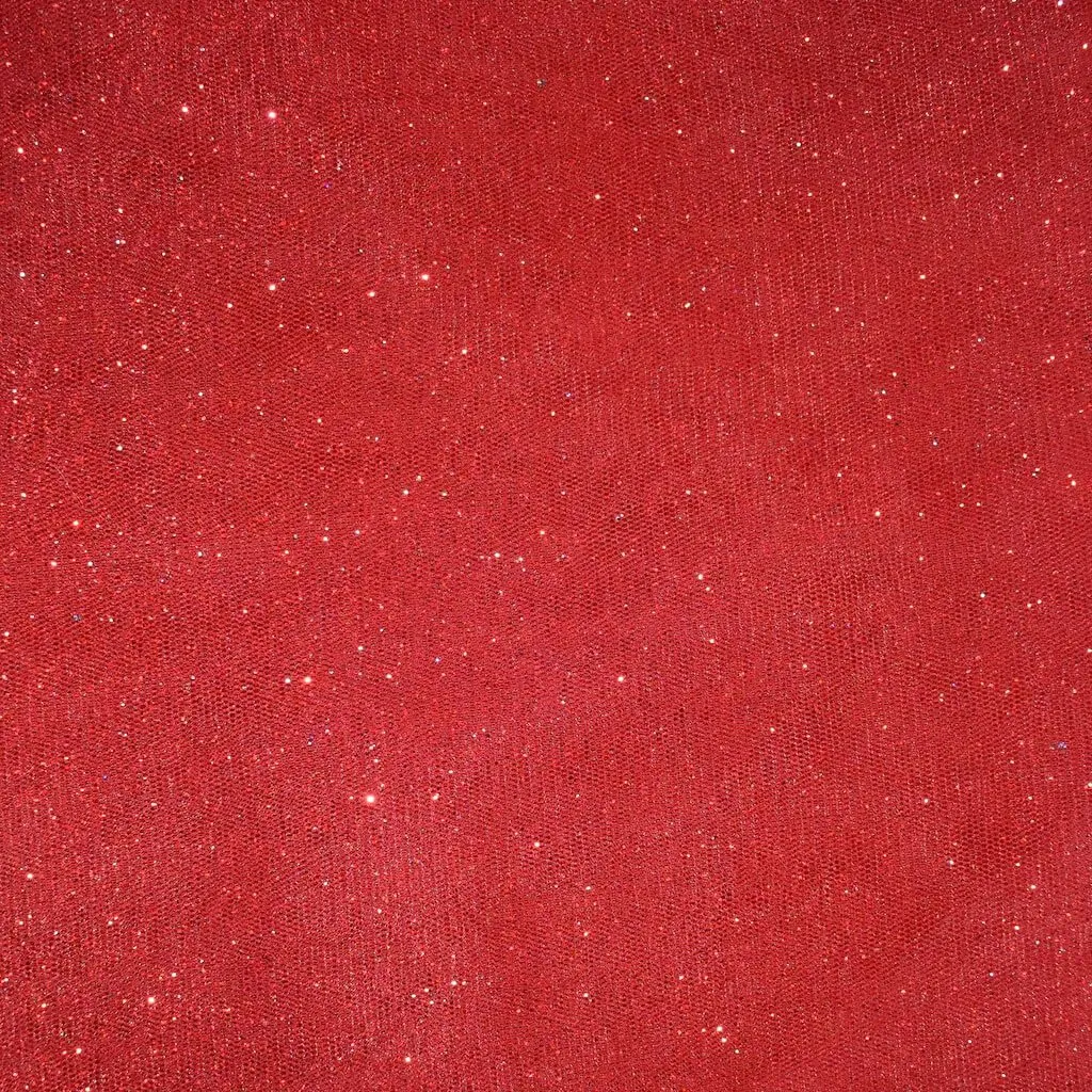 Glitter Poly Mesh Fabric