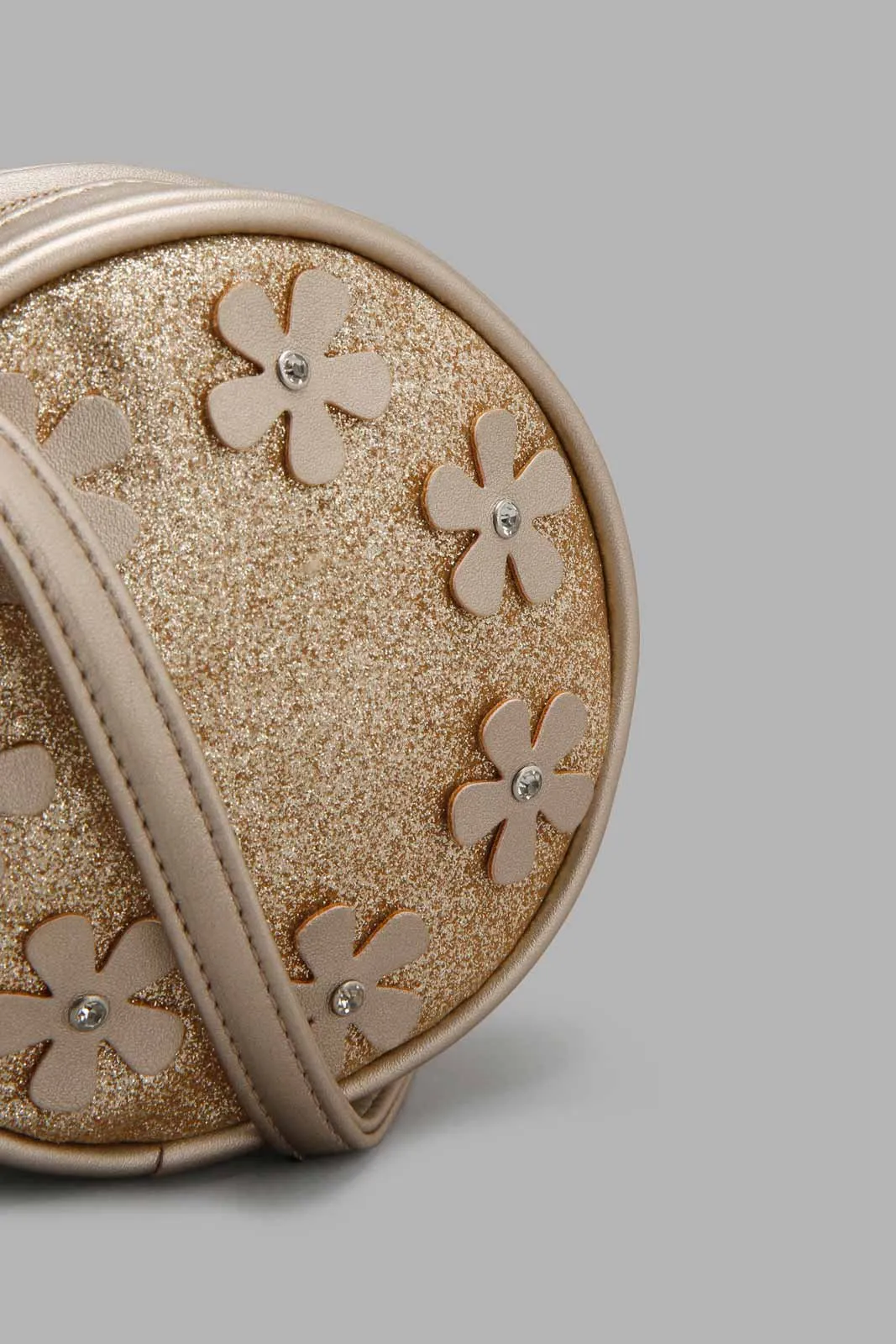 Gold Embellished Cross Body Bag