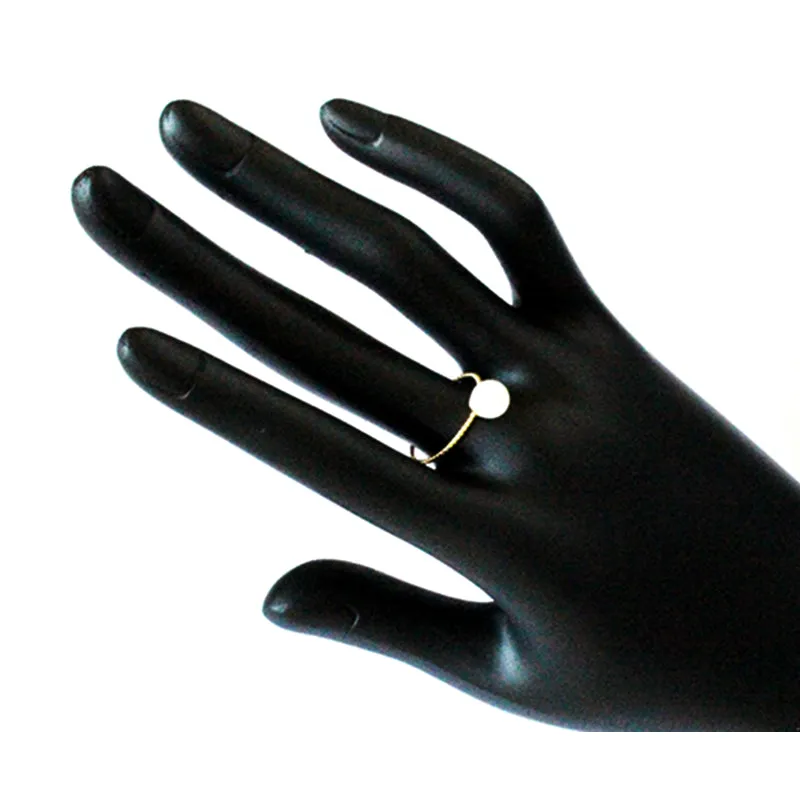 GOLDEN CIRCLE PEARL RING