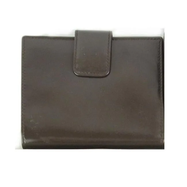 Gucci Brown Patent Leather Vintage Wallet