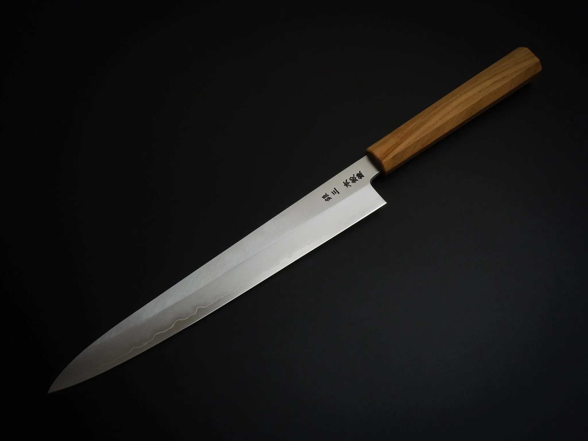 HADO GINSAN SUJIHIKI 240MM SAKURA / CHERRY HANDLE FORGED BY SHOGO YAMATSUKA