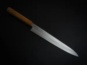 HADO GINSAN SUJIHIKI 240MM SAKURA / CHERRY HANDLE FORGED BY SHOGO YAMATSUKA