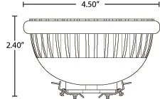 Halco PAR36/10WW/SP/LED -10 Watt PAR36 Multi-Purpose LED Lamp - Spot IP67 Rated