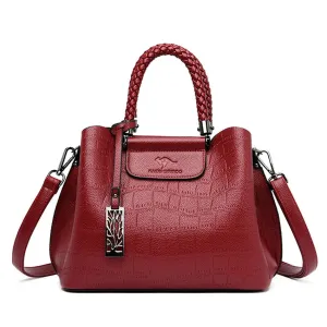 Handwoven Leather Tote Bag