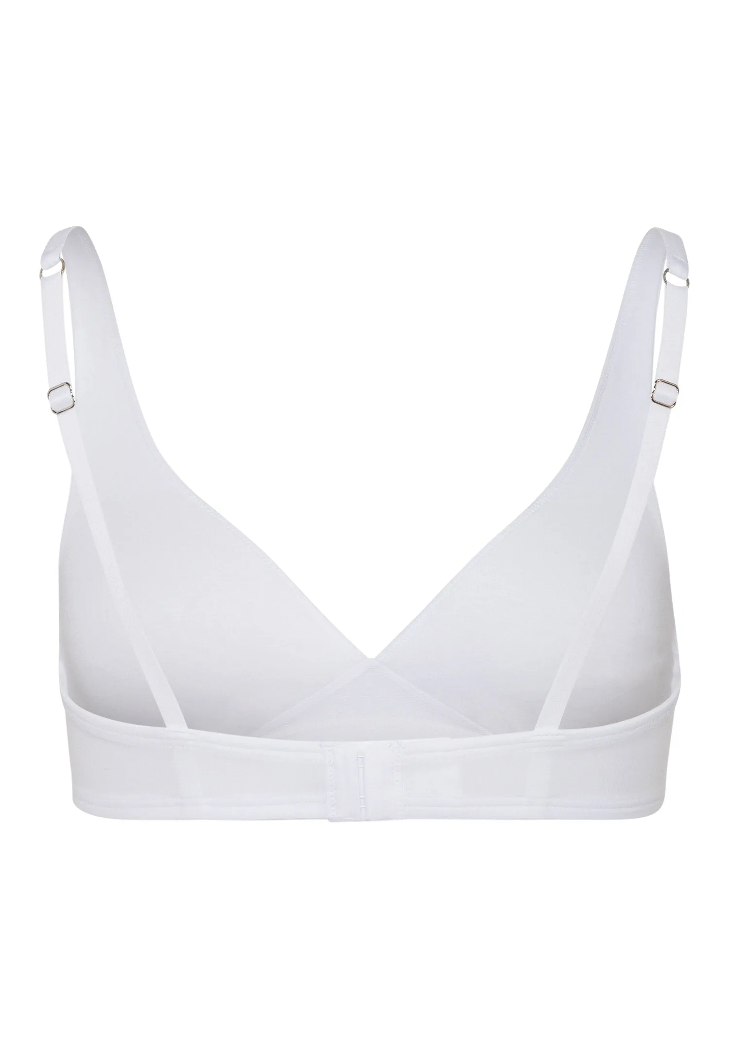 Hanro Cotton Sensation Soft Cup Wireless Bra in White