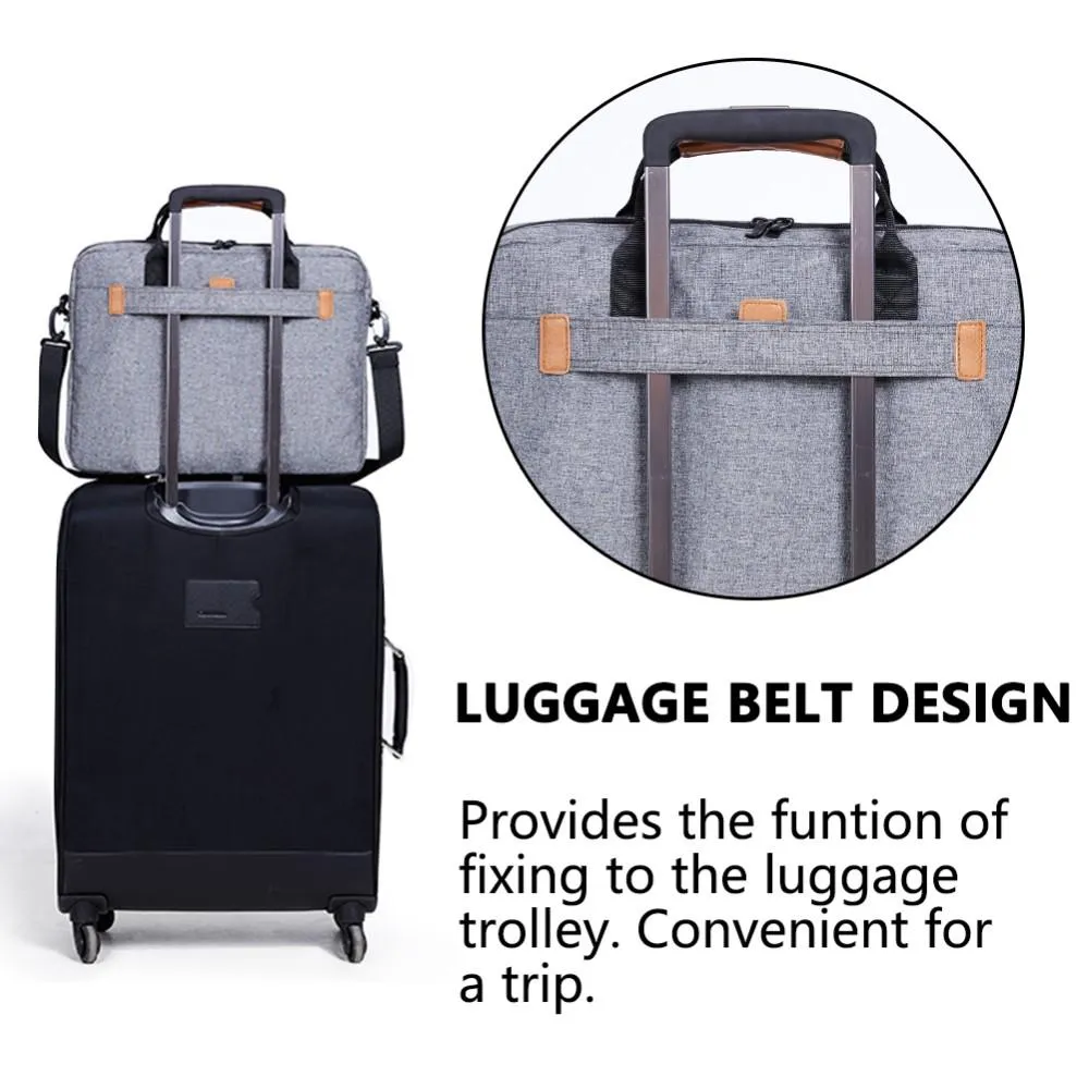 KALIDI™ Shockproof Foam and Canvas Laptop Bag