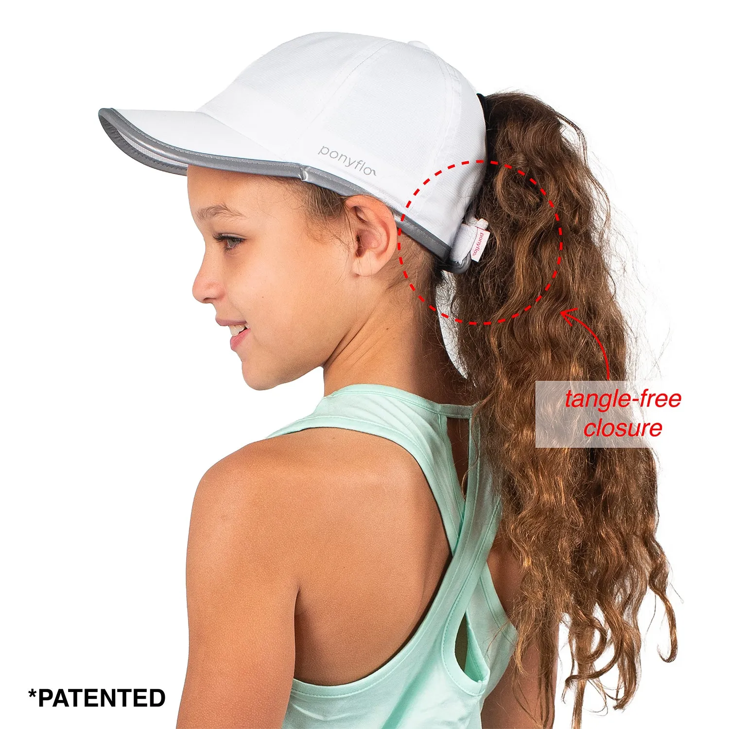 Kids Performance Ponytail Cap