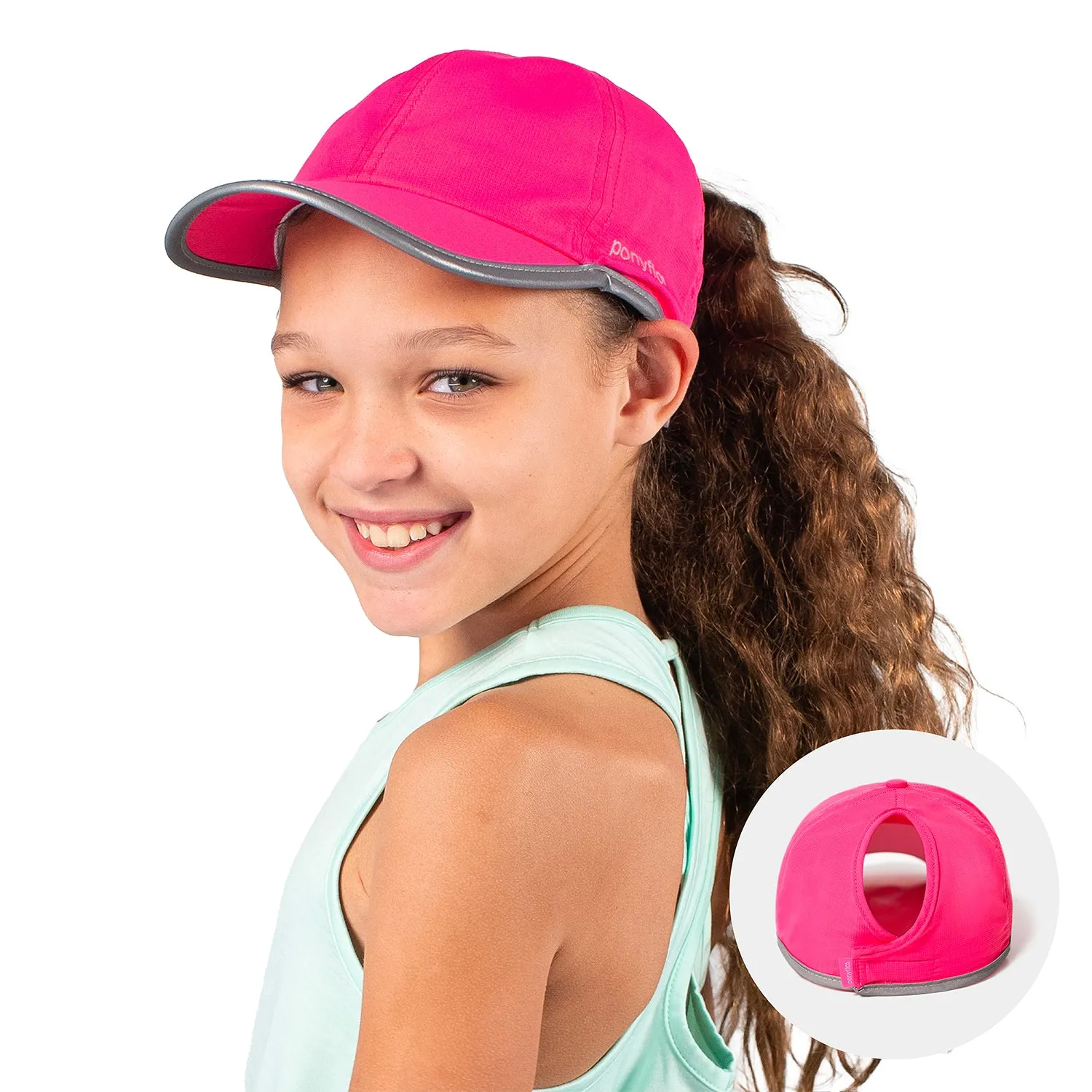 Kids Performance Ponytail Cap