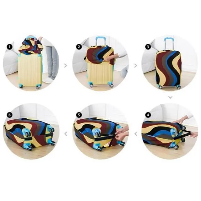 Kumamon Black Bear | Standard Design | Luggage Suitcase Protective Cover
