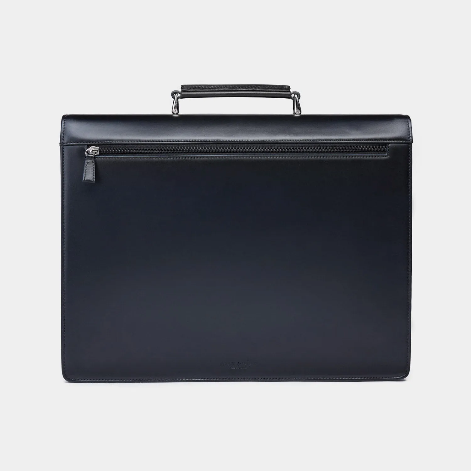 Leather Briefcase in Black