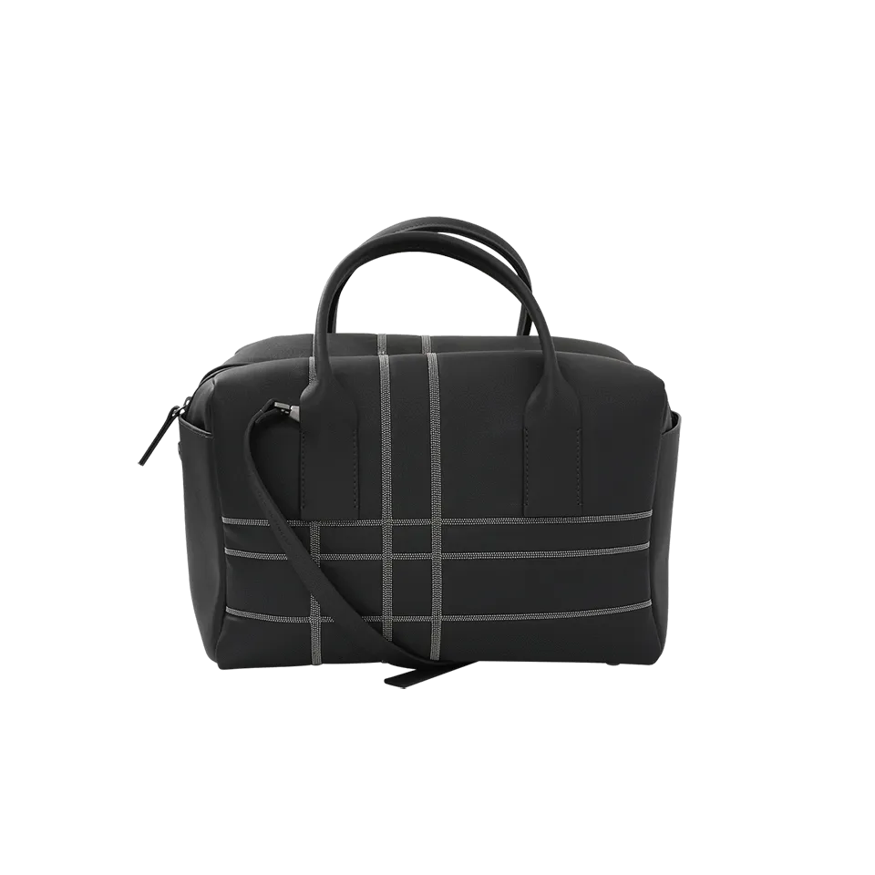 Leather Monili Bowler Bag