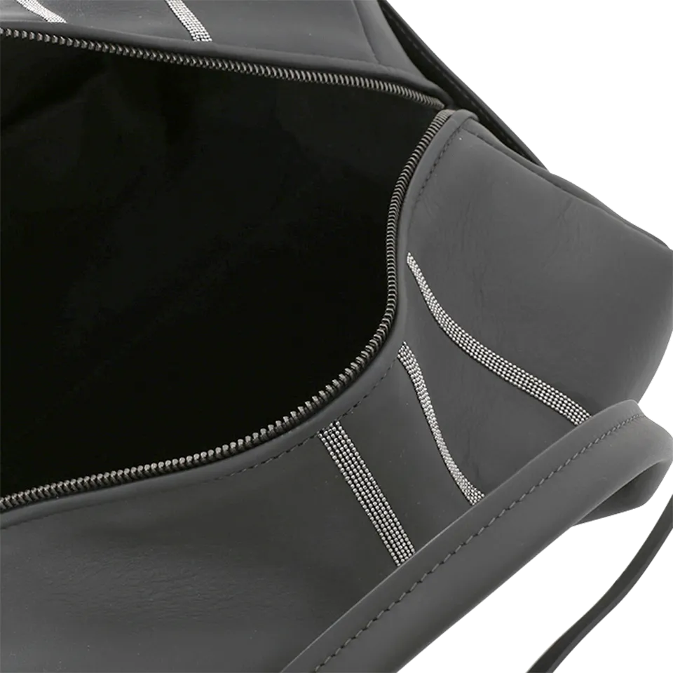 Leather Monili Bowler Bag