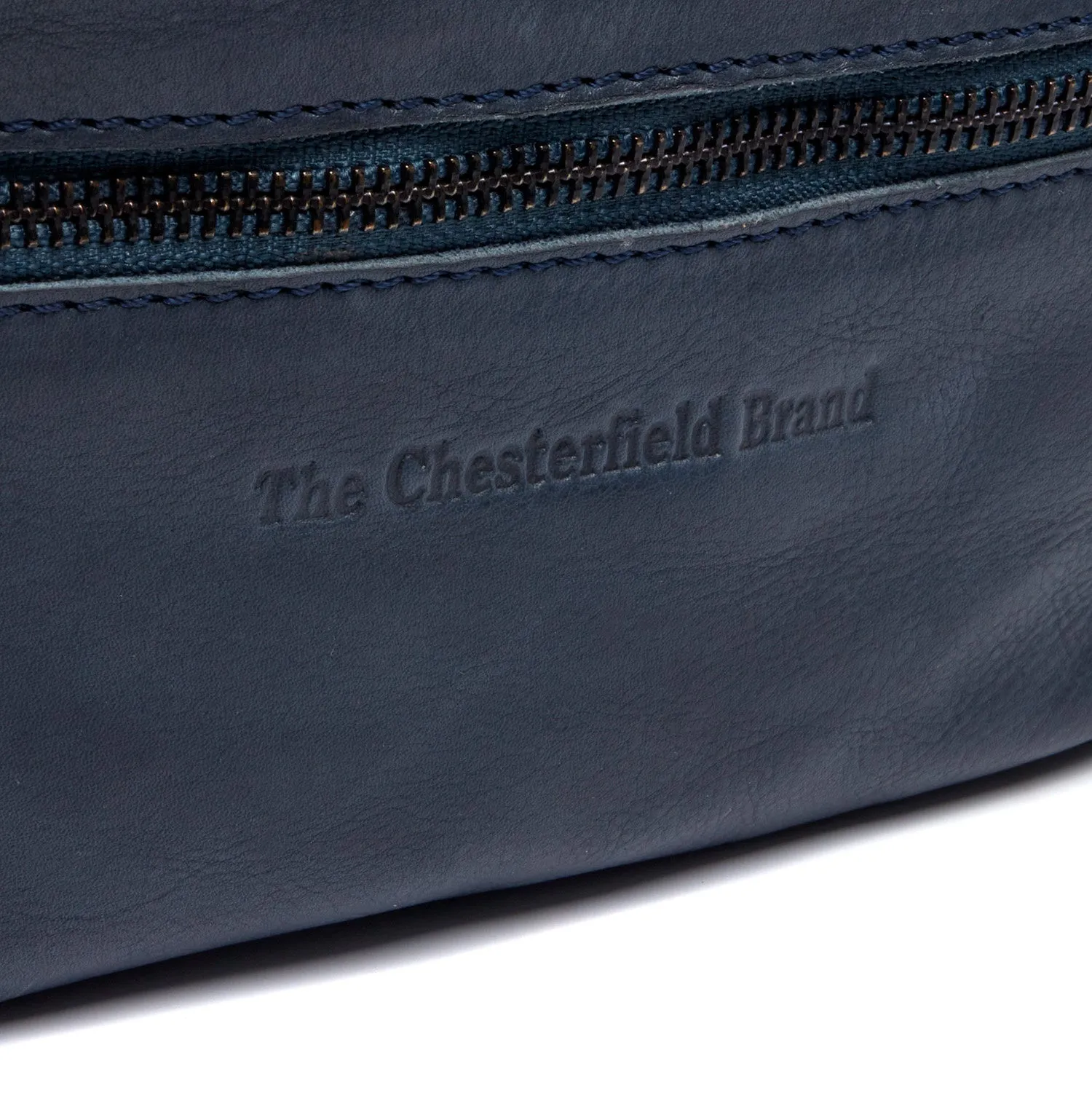Leather Waist Pack Navy Severo