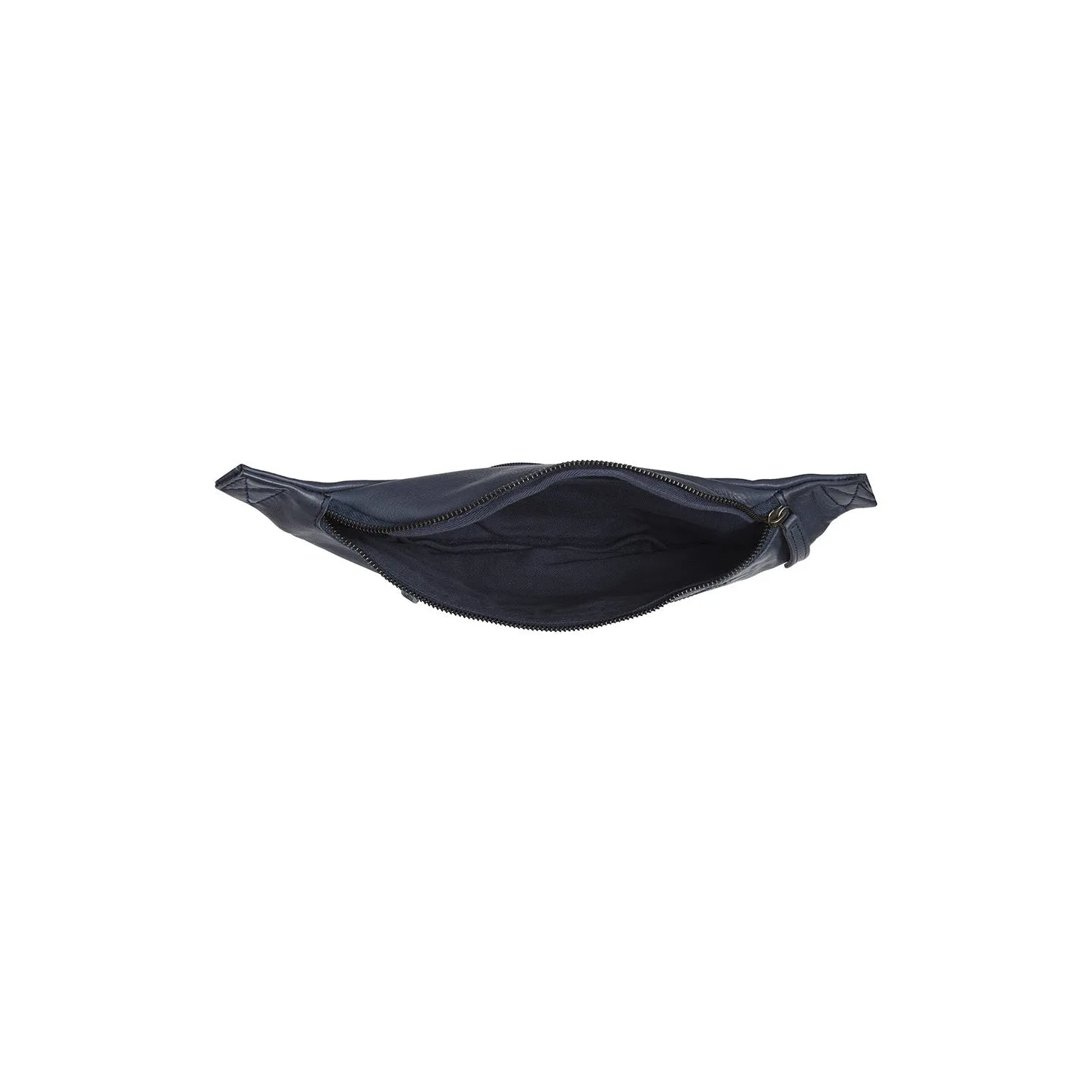 Leather Waist Pack Navy Severo