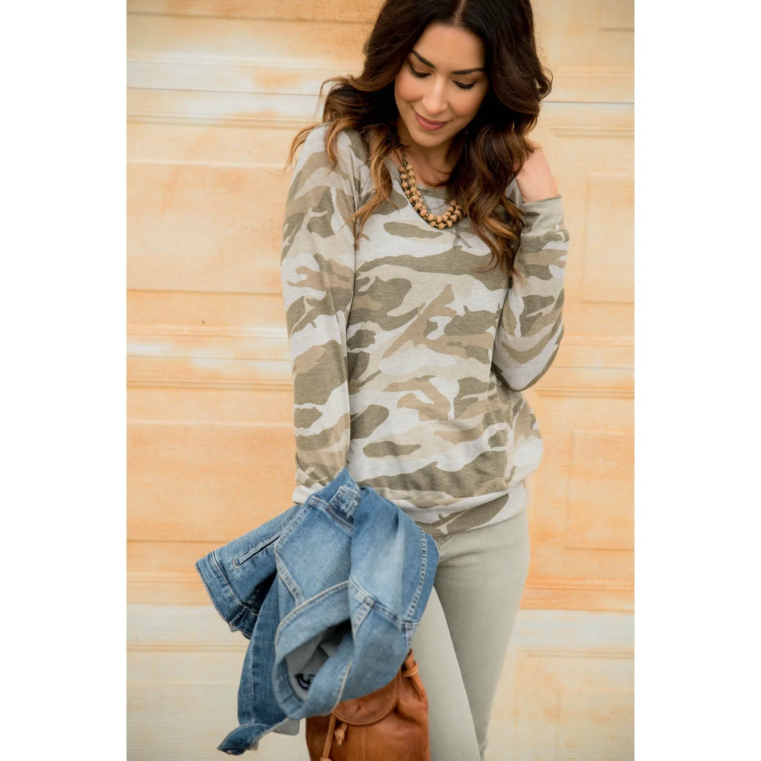 Lightweight Camo Sweatshirt