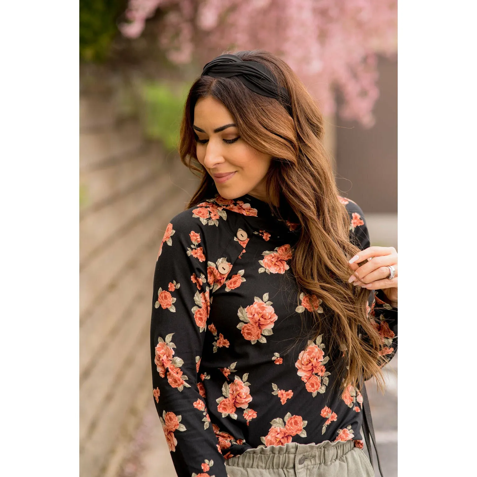 Lightweight Rose Hoodie