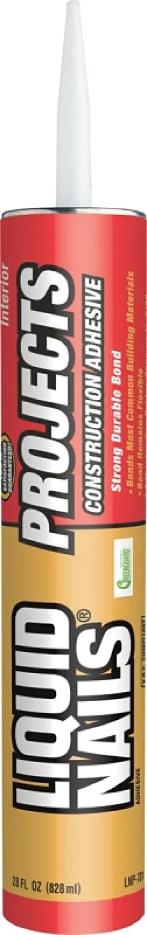 Liquid Nails LNP-704 Project Construction Adhesive, Off-White, 28 oz Cartridge :EA: QUANTITY: 1
