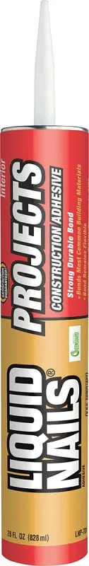 Liquid Nails LNP-704 Project Construction Adhesive, Off-White, 28 oz Cartridge :EA: QUANTITY: 1