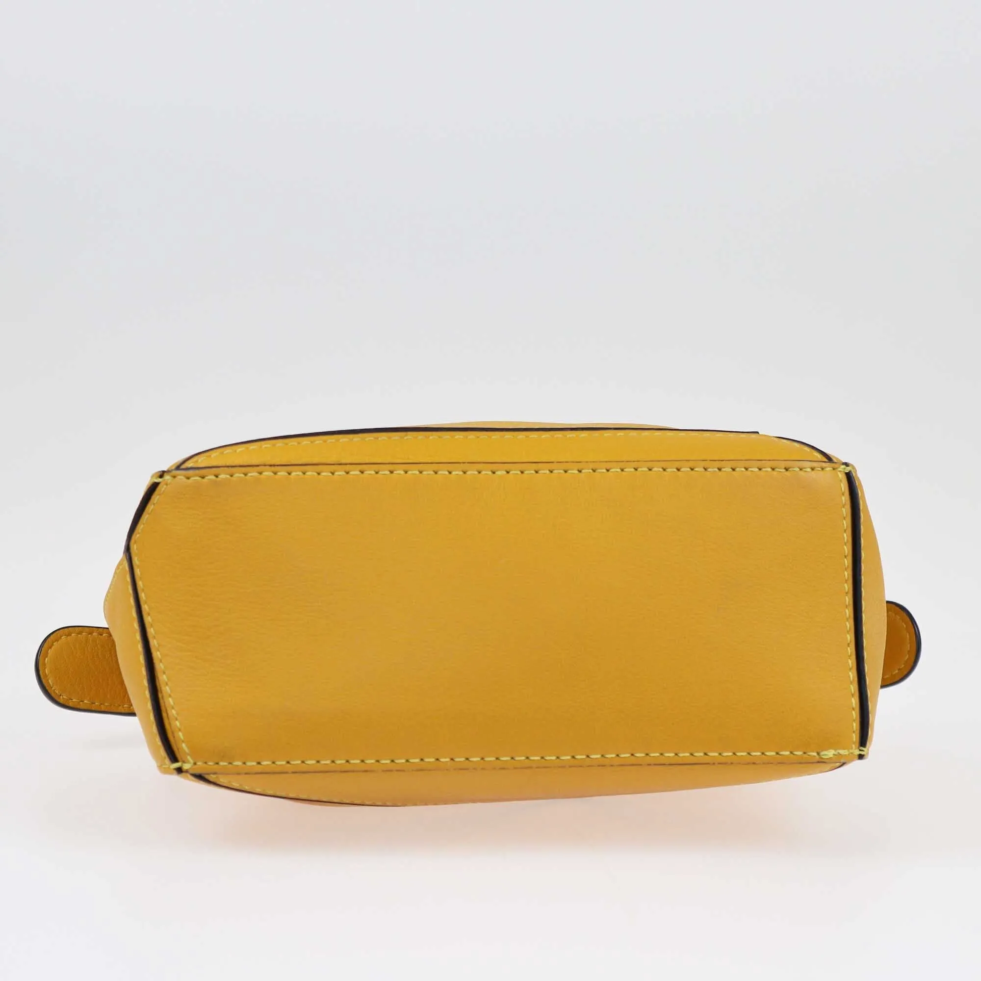 Loewe Mustard Mini Puzzle Top Handle Bag