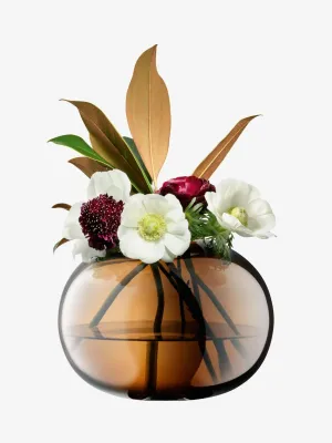 Lsa Epoque Vase Amber/Lustre