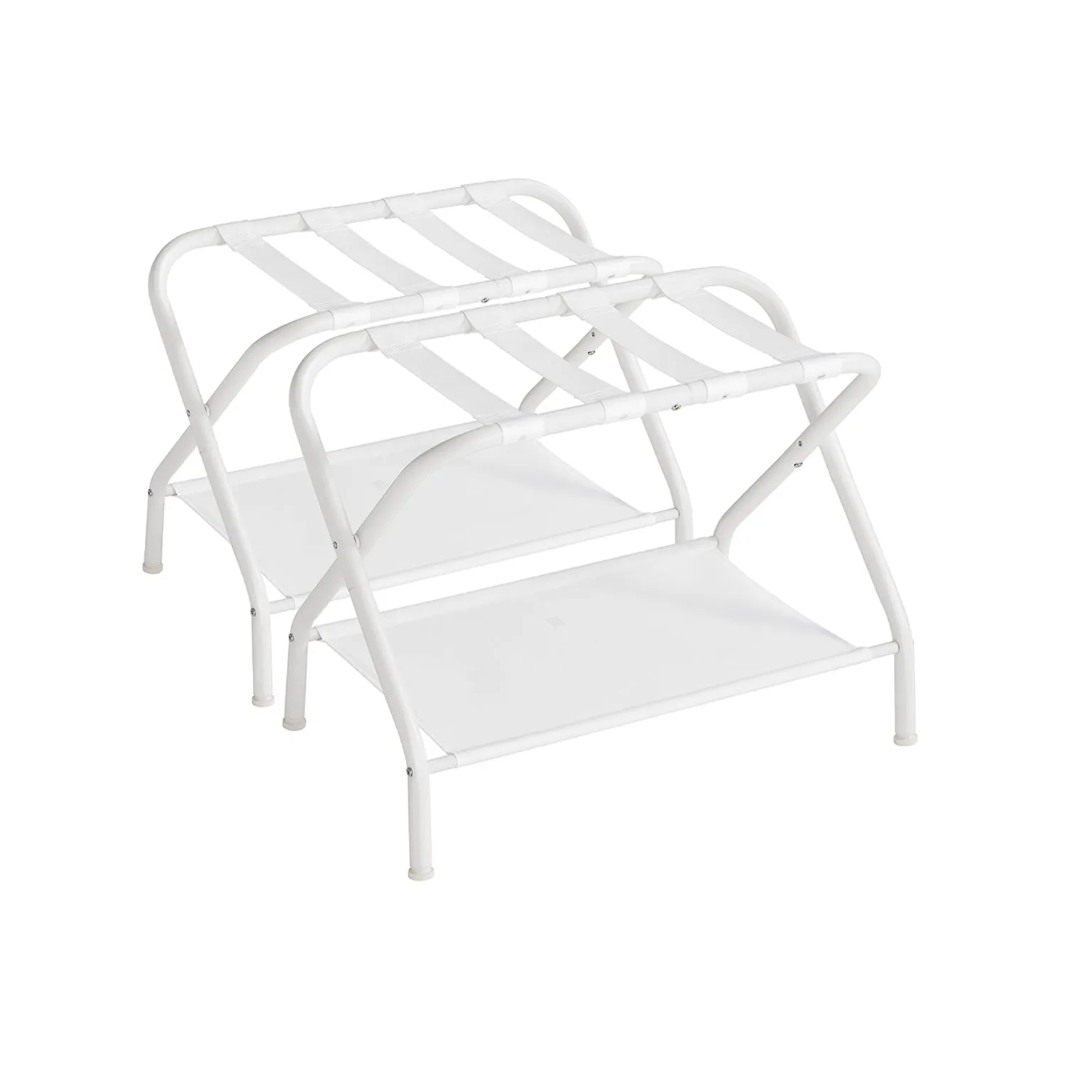 Luggage Racks with Storage Shelf