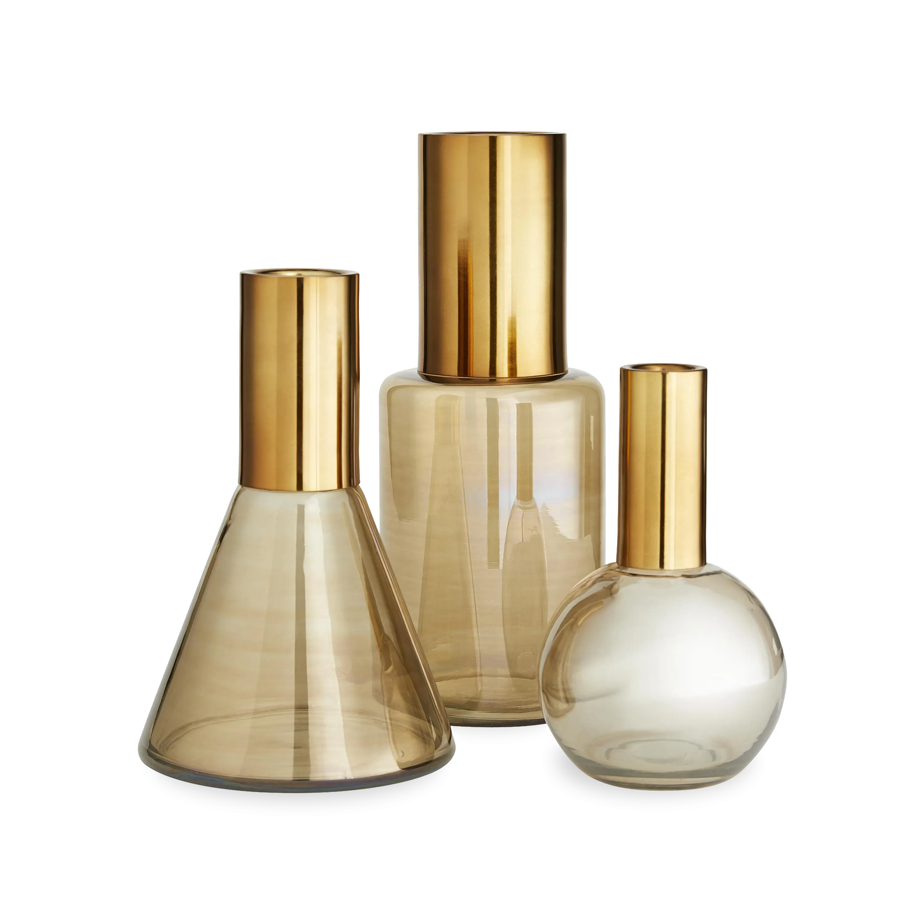 Luster Beaker Vases