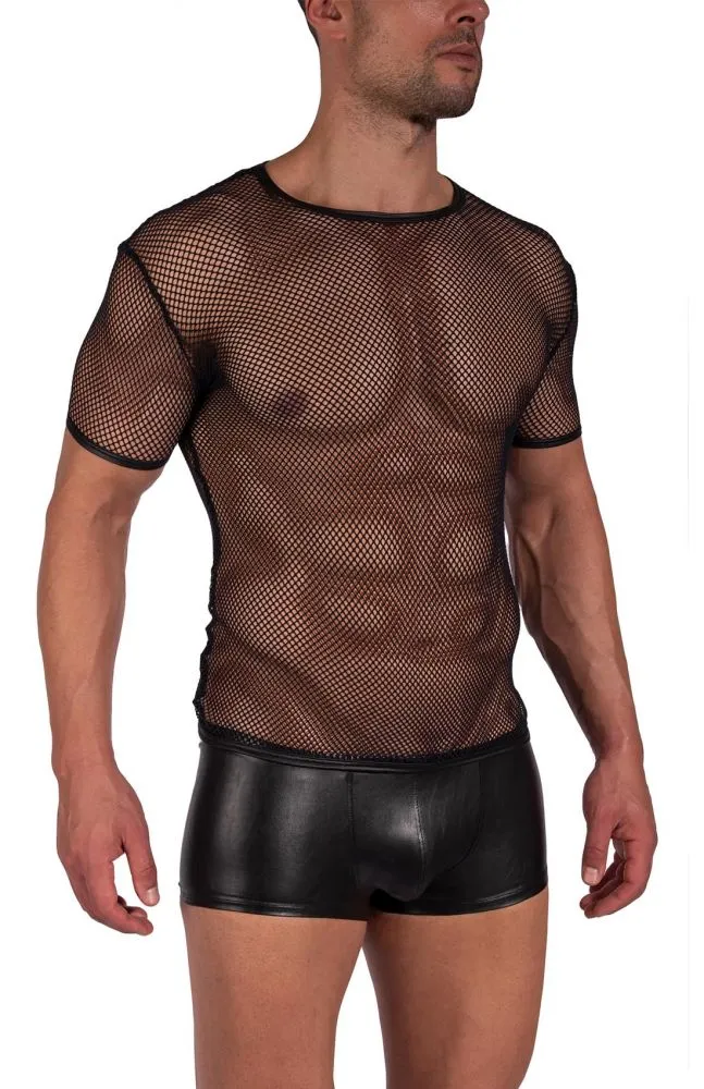 M2391 Mesh Casual Tee Shirt