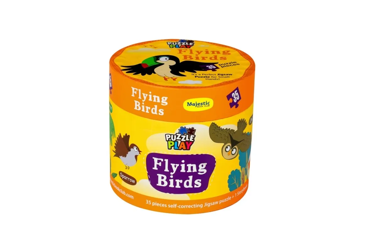 Majestic Book Club FLYING BIRDS-PUZZLE PLAY