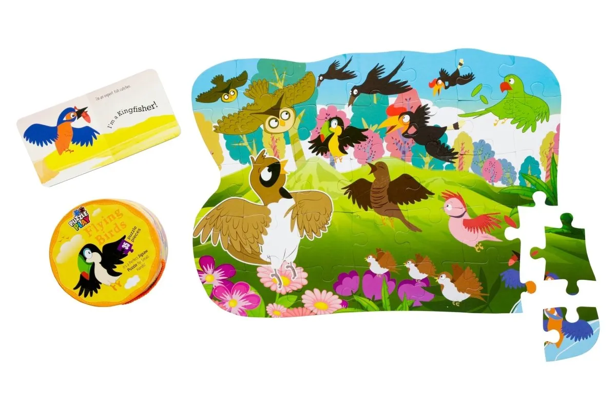 Majestic Book Club FLYING BIRDS-PUZZLE PLAY