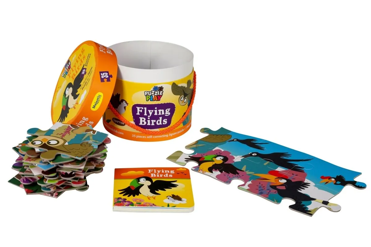 Majestic Book Club FLYING BIRDS-PUZZLE PLAY