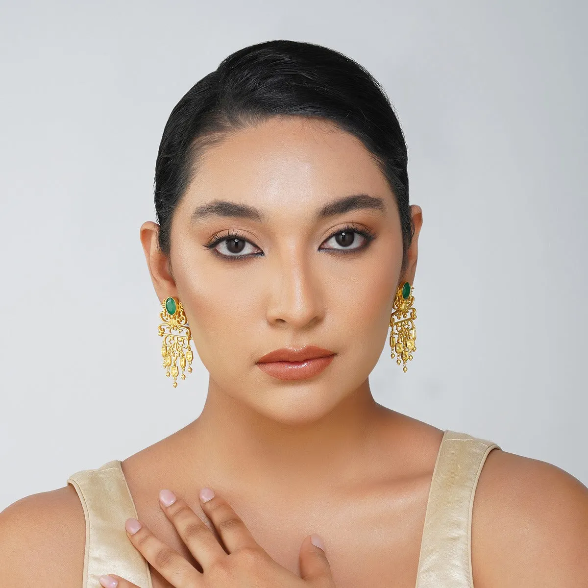 Majestic Charm FIligree Earrings