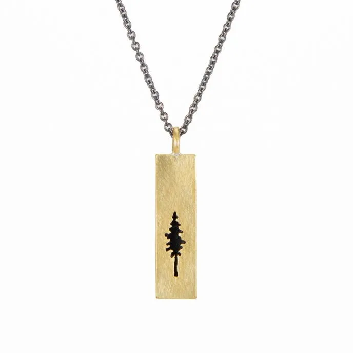 Majestic Conifer Tree Necklace