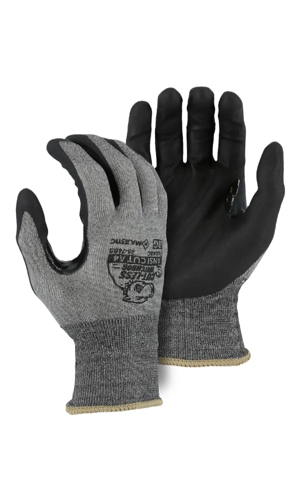 Majestic Glove 35-7465 Cut-Less Watchdog Nitrile Palm Glove (Dozen)