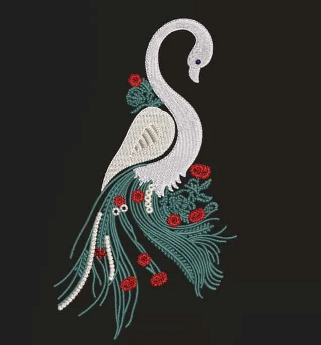 Majestic Peacock - Embroidery Designs