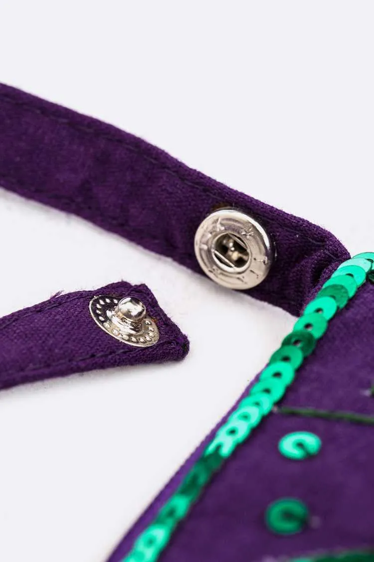 Mardi Gras Sequins Crossbody