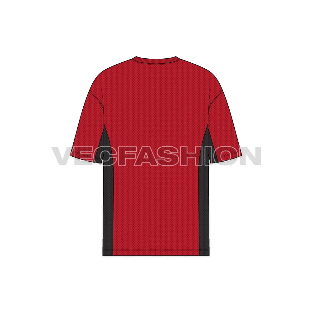 Mens Oversized Mesh T-shirt