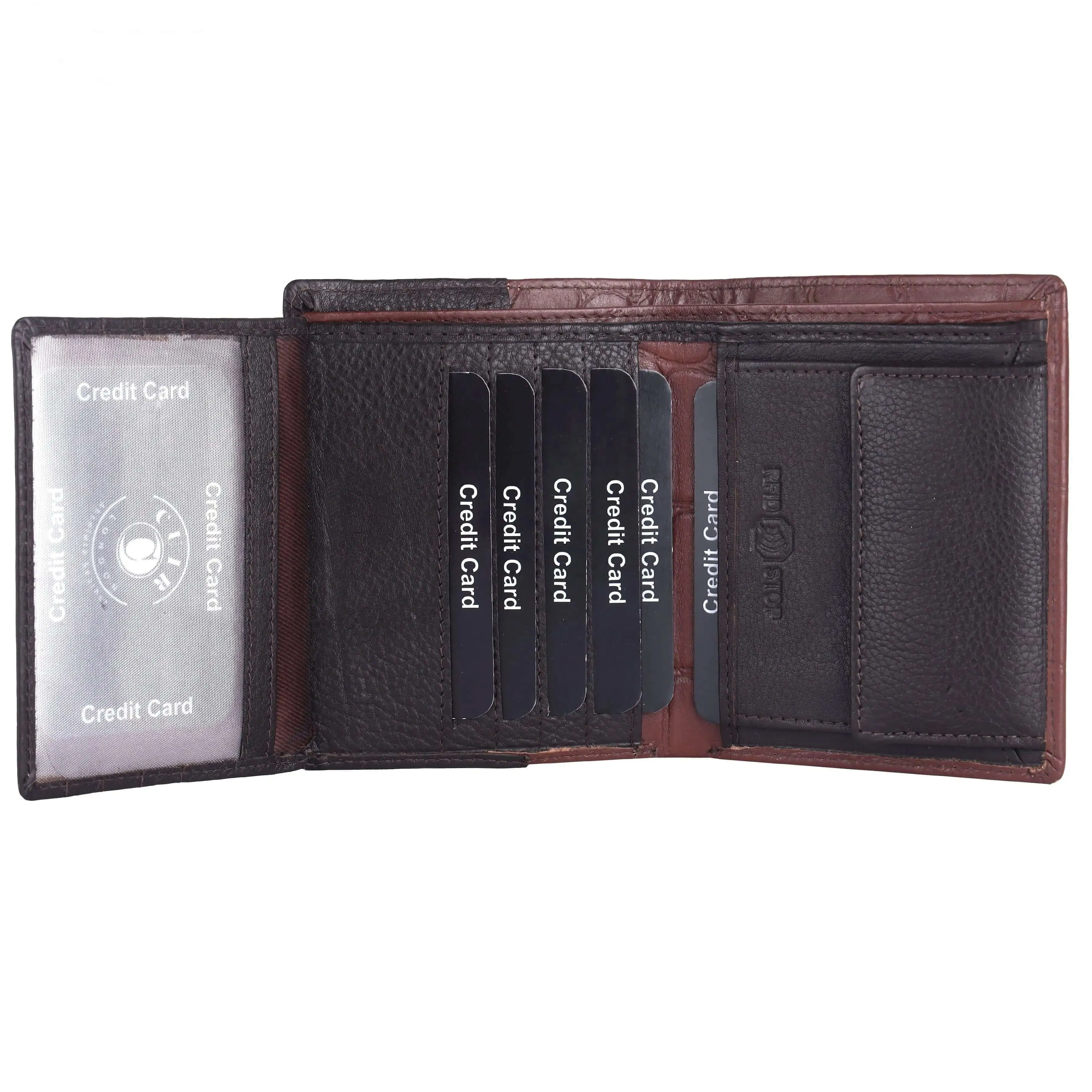 Men's Real Leather RFID Blocking Bifold Wallet | Secure and Stylish