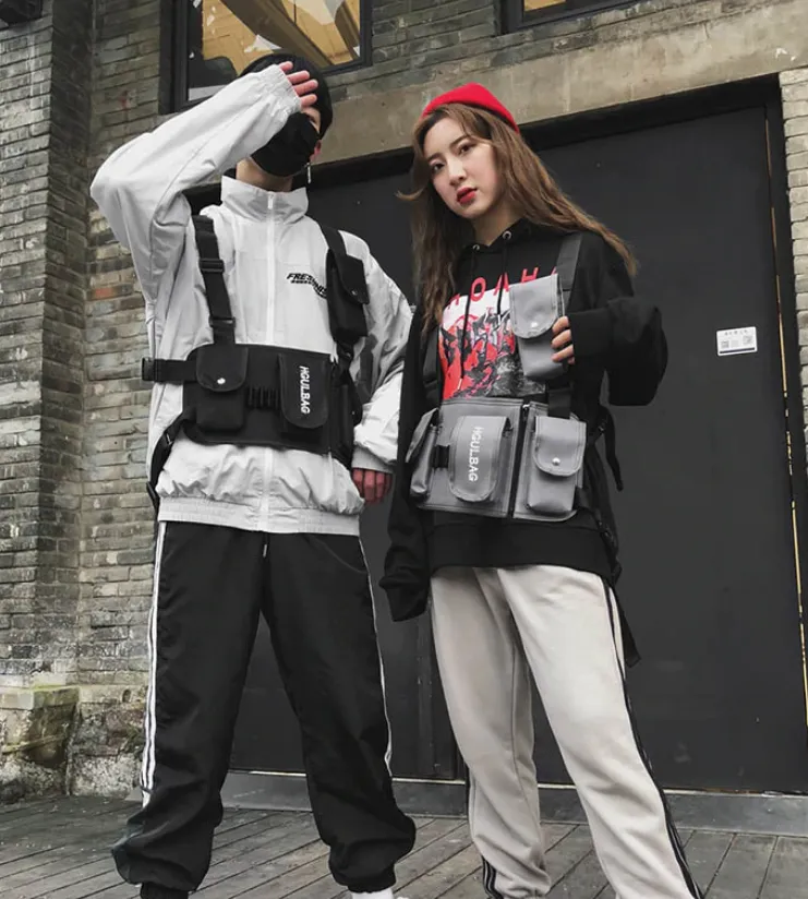 Men's/Women's Canvas Functional Crossbody Bag