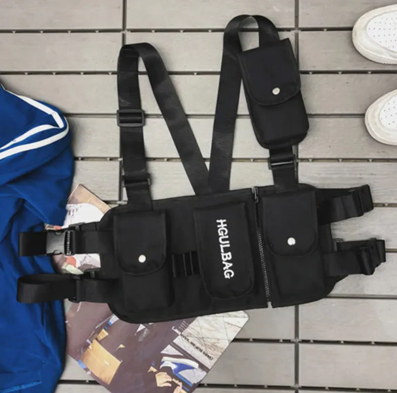 Men's/Women's Canvas Functional Crossbody Bag