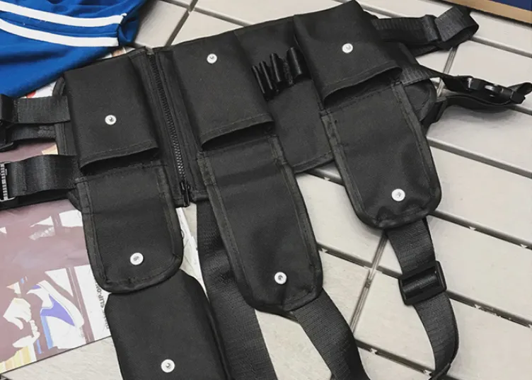 Men's/Women's Canvas Functional Crossbody Bag
