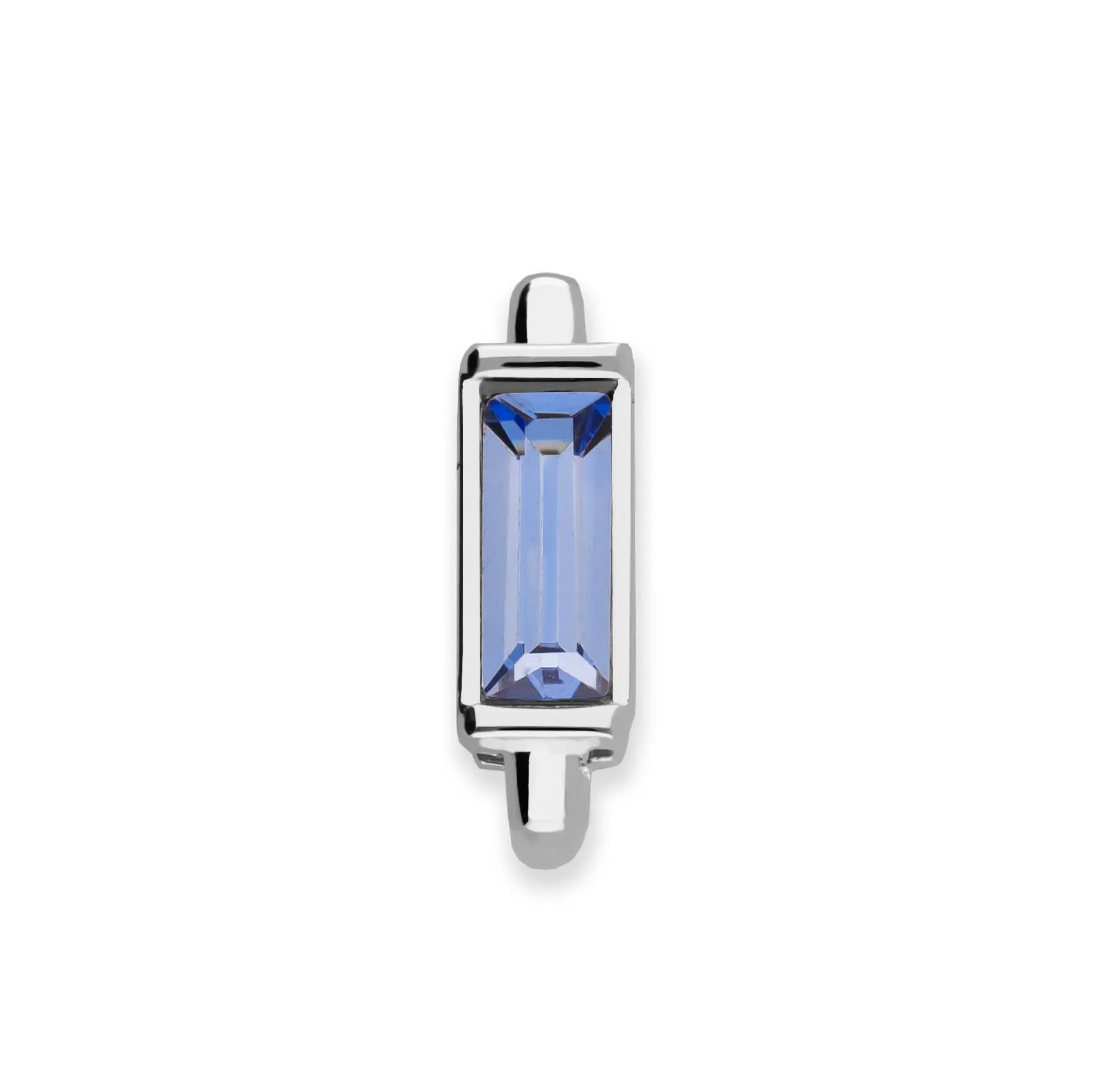 Mesh charm marine silver