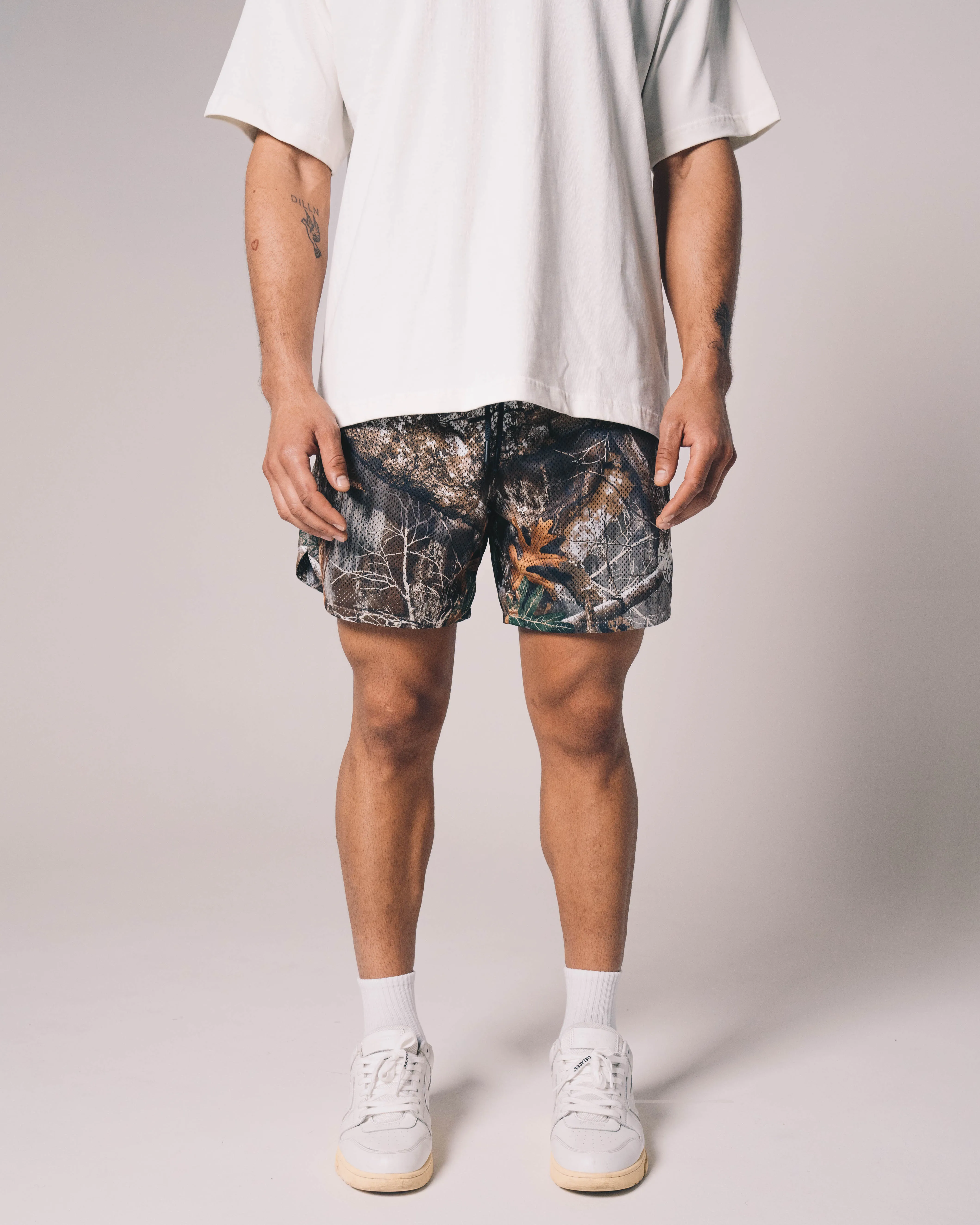 Mesh Shorts (Woodland Camo)