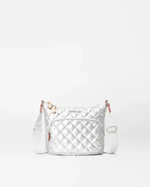 METRO SCOUT CROSSBODY DELUXE - MATTE SILVER