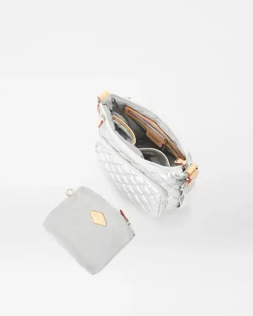 METRO SCOUT CROSSBODY DELUXE - MATTE SILVER
