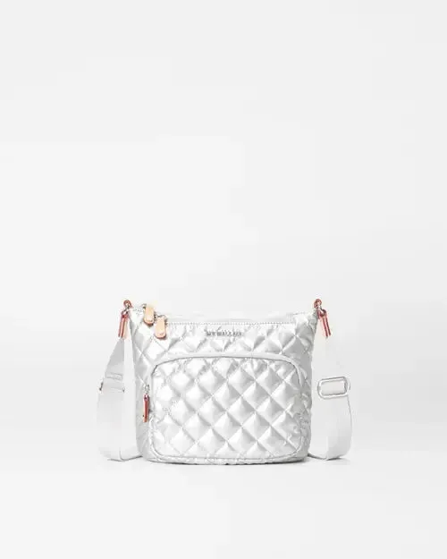 METRO SCOUT CROSSBODY DELUXE - MATTE SILVER