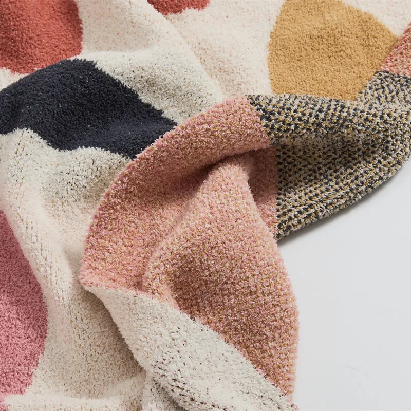 Microfiber Flower Throw-A