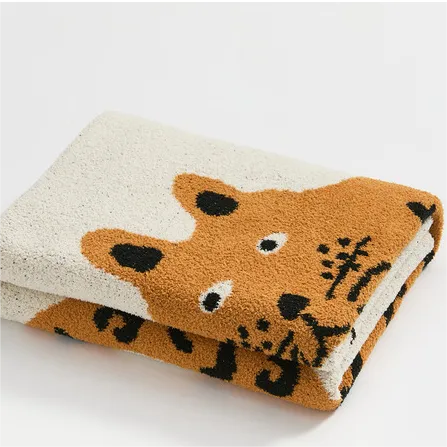 Microfiber Leopard Throw Pillow Set