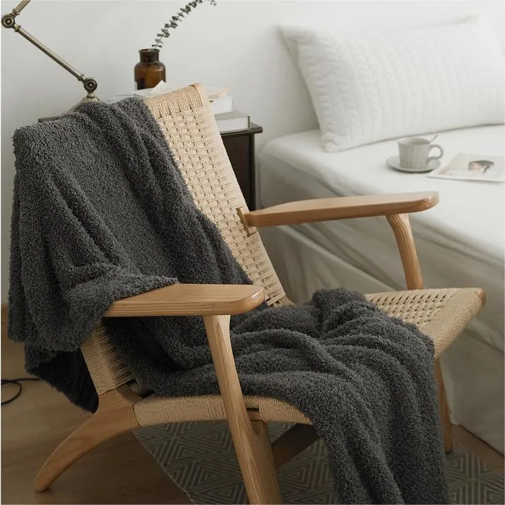 Microfiber Solid Color Throw