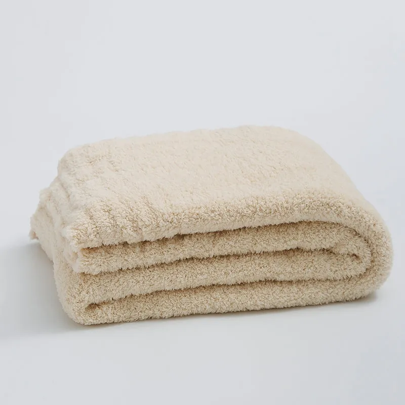 Microfiber Solid Color Throw